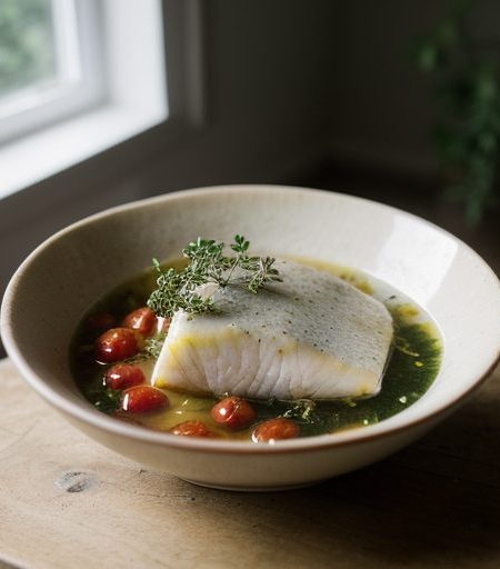 Fish Sauce With Lemon, Parsley, and Tomato recipe image