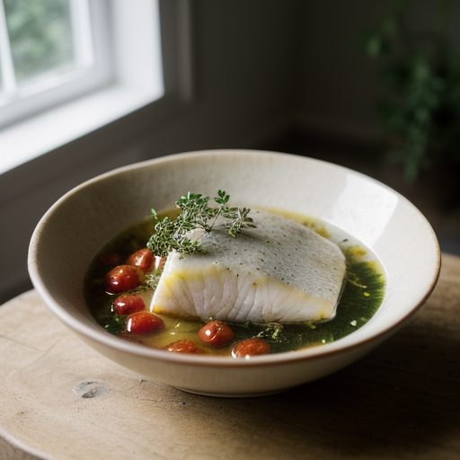 Fish Sauce With Lemon, Parsley, and Tomato recipe image