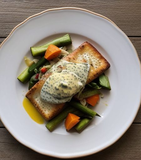 Fish With Summer Vegetables recipe image