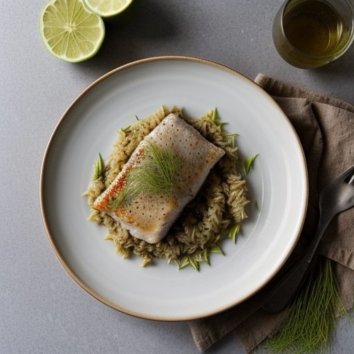 Fish and Fennel Rice ( 6 Points recipe image