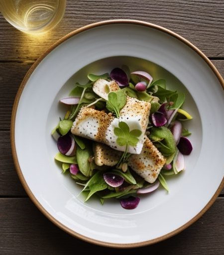 Fiskesalat Med Pepperrotsaus (Fish Salad W/Horseradish Sa recipe image