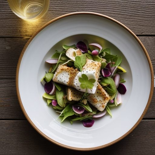 Fiskesalat Med Pepperrotsaus (Fish Salad W/Horseradish Sa recipe image
