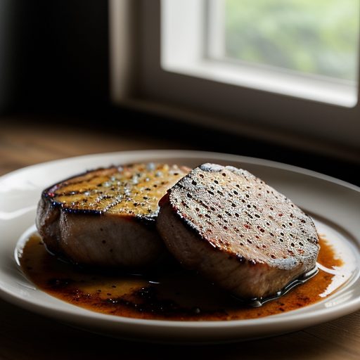 Five-Spice Broiled Pork Chops recipe image