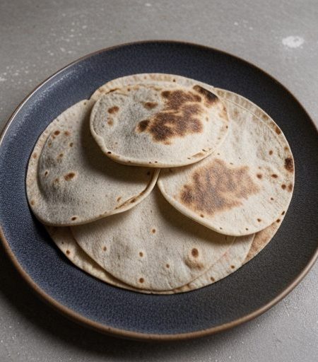 Flame-Toasted Whole-Wheat Tortillas recipe image