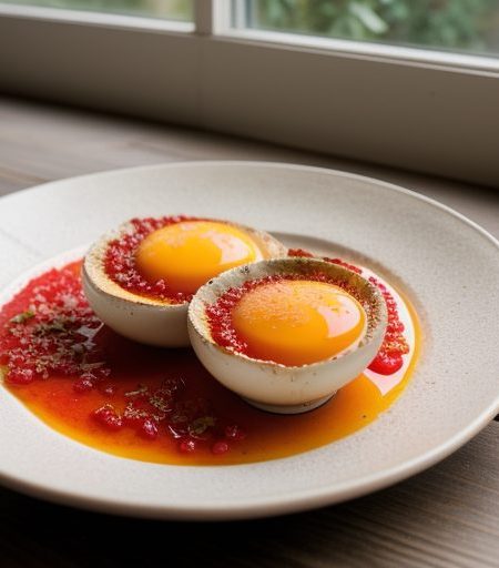 Flaming Eggs recipe image