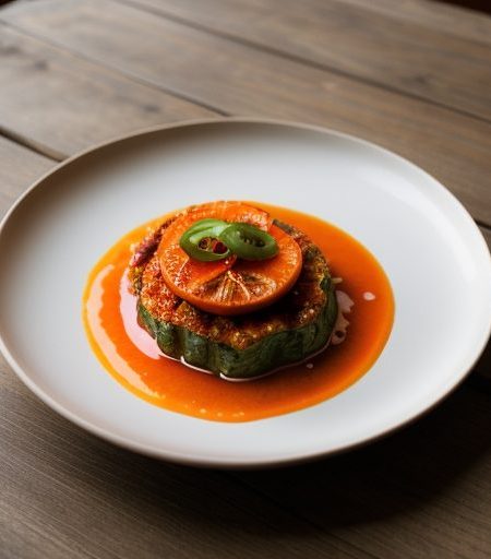 Flaming Orange Habanero Kimchee recipe image
