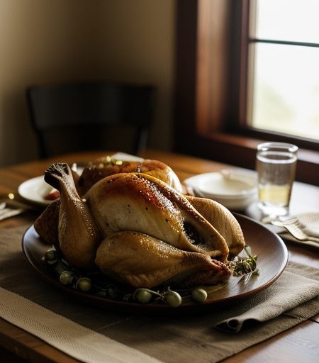 Flaming Sherried Rock Cornish Game Hens recipe image