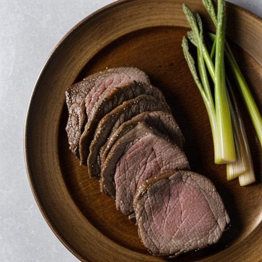 Flash-Cooked Lamb With Leeks recipe image