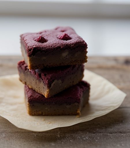 Flo's White Chocolate Raspberry Brownie Petits Fours recipe image