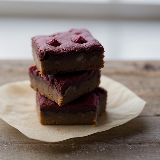 Flo's White Chocolate Raspberry Brownie Petits Fours recipe image