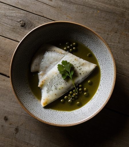 Flounder With Parsley and Caper Sauce recipe image