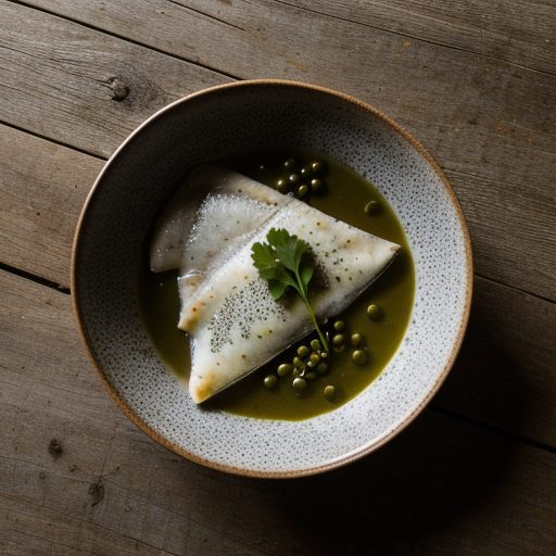 Flounder With Parsley and Caper Sauce recipe image