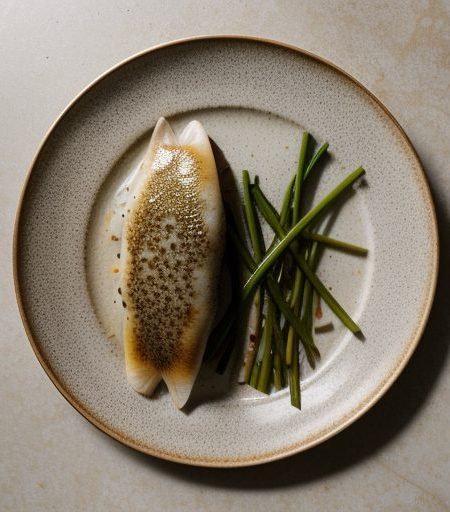 Flounder With Scallions recipe image