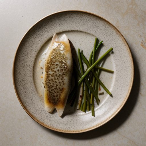 Flounder With Scallions recipe image