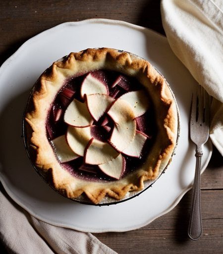 Floy Belle Bowen's Rhubarb Pie recipe image