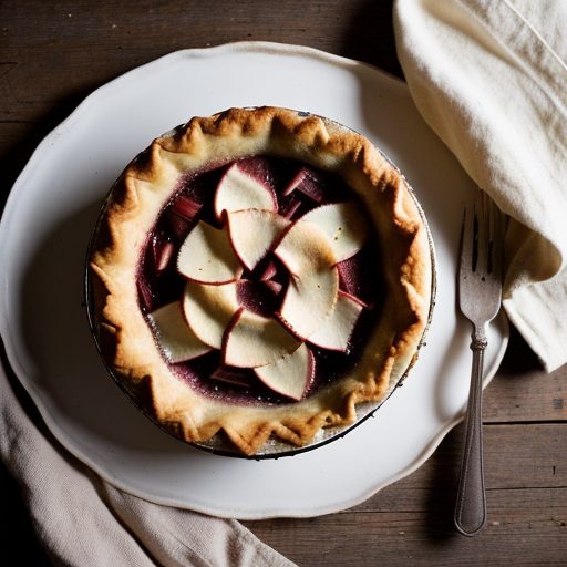 Floy Belle Bowen's Rhubarb Pie recipe image