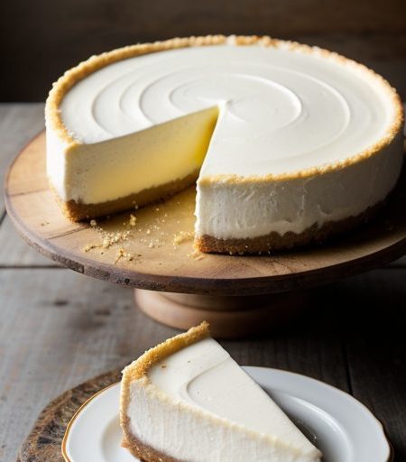 Fluffy Lemon Cheesecake recipe image