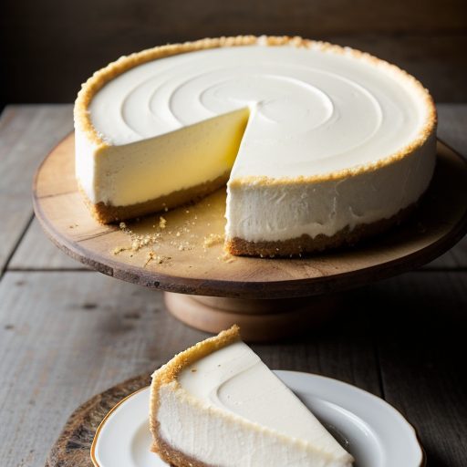 Fluffy Lemon Cheesecake recipe image