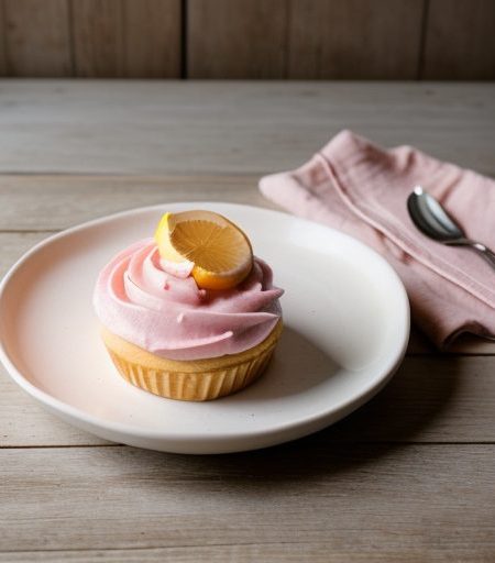 Fluffy Pink Grapefruit Frosting recipe image