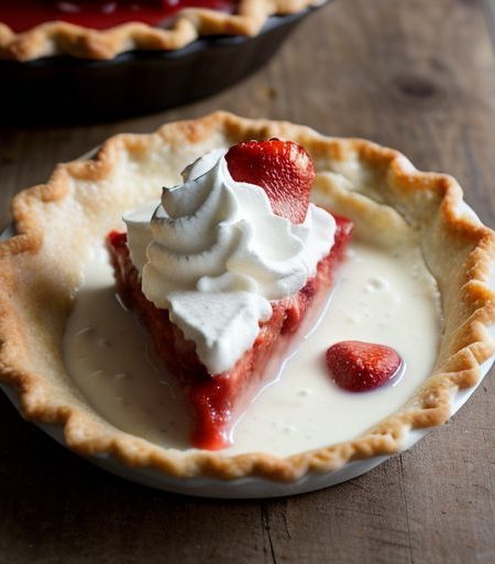 Fluffy Strawberry Pie recipe image