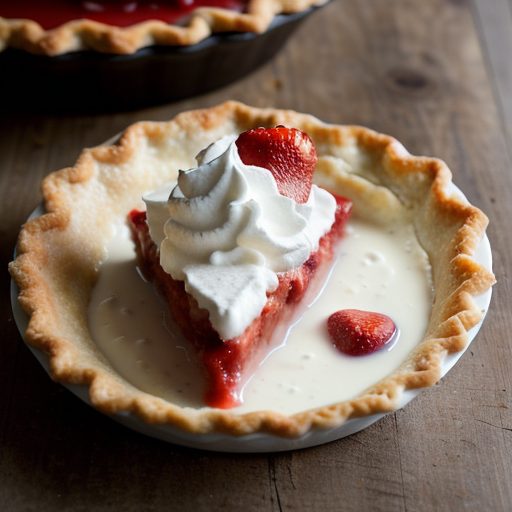 Fluffy Strawberry Pie recipe image