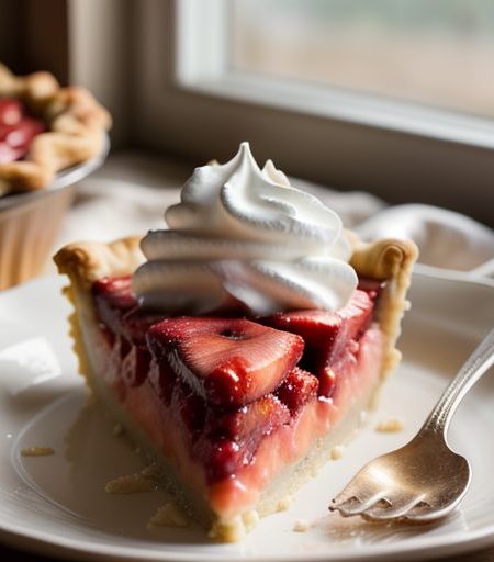 Fluffy Strawberry Pie recipe image