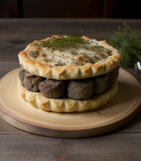 Fnllyn Bara Lawr Ae Oen Cymreig Alewn Crwstyn - Welsh recipe image