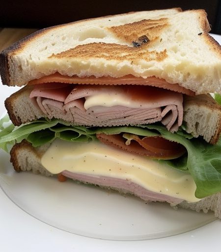Focaccia Turkey Club Sandwich recipe image