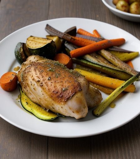Foil Roasted Chicken With Vegetables recipe image