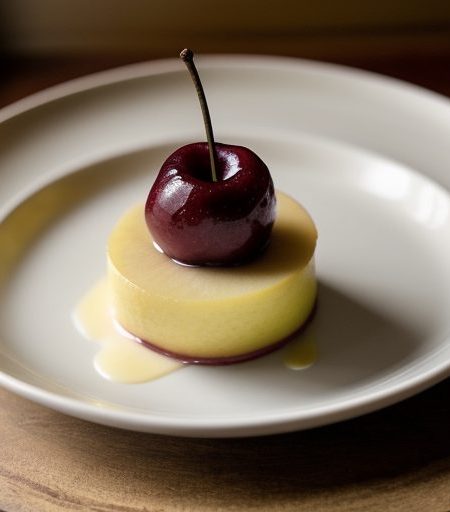 Fondant With Pears or Cherries recipe image
