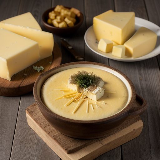 Fondue Vaudoise (Cheese Fondue 'A La Vaudoise Vaud recipe image