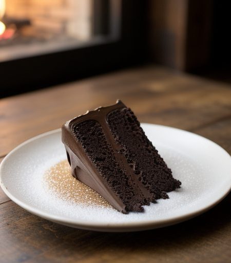 Foot in the Fire" Chocolate Cake recipe image