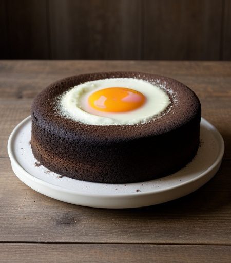 Foot in the Fire" Chocolate Cake recipe image