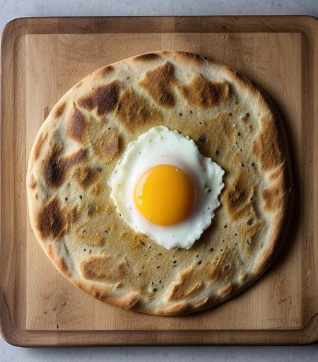 Fougasse Aux Grattons (Flat Bread With Crackl recipe image