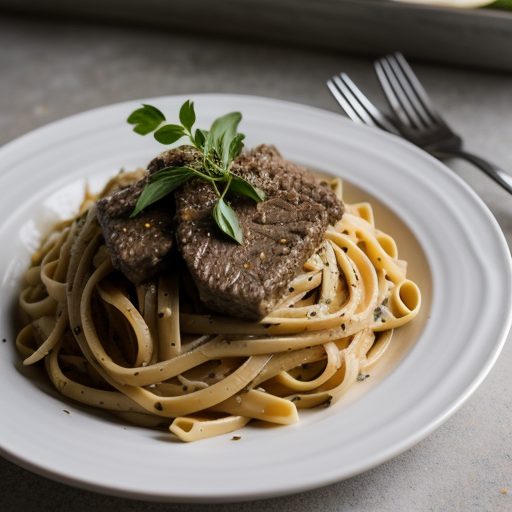 Four Cheese~ Pasta & Beef recipe image