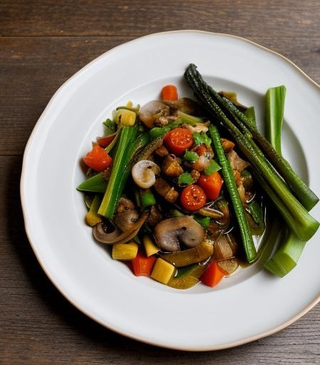 Four Kinds of Steamed Vegetables recipe image