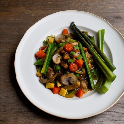 Four Kinds of Steamed Vegetables recipe image