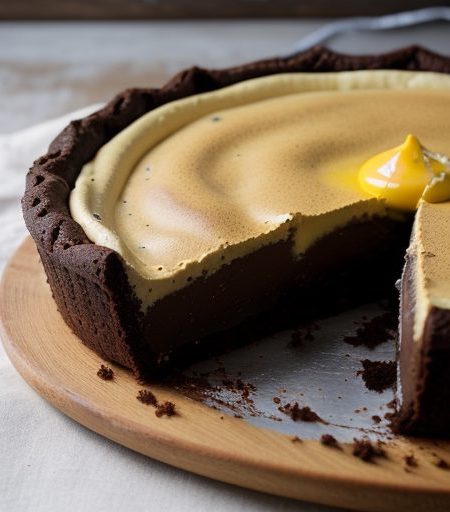 Four-Minute Brownie Pie recipe image