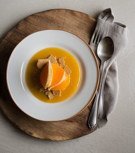 Four-Orange Custard recipe image