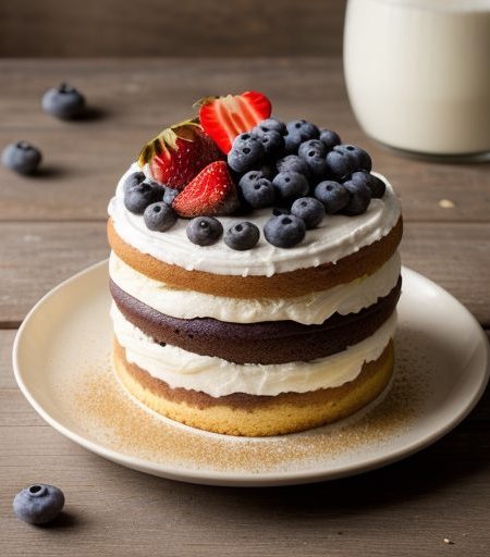 Fourth of July Flag Cake recipe image