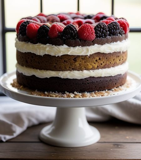 Fourth of July Fruitcake recipe image
