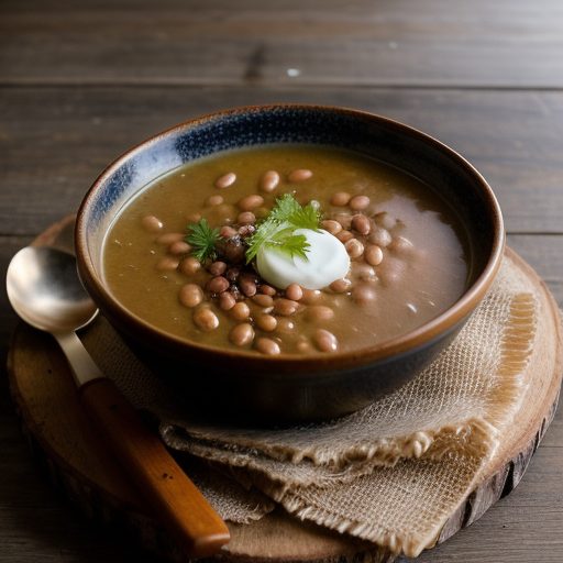 Frankfuter Bohnensuppe (Bean Soup With Frankf recipe image