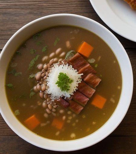 Frankfuter Bohnensuppe (Bean Soup With Frankfurter recipe image