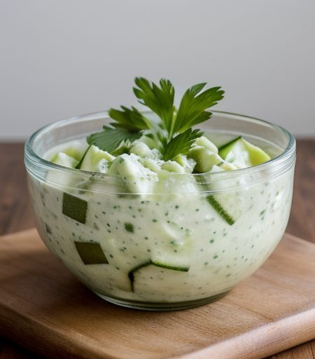 Freezer Cucumber Salad recipe image