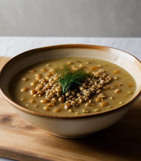 Freezer Mix Barley Soup recipe image