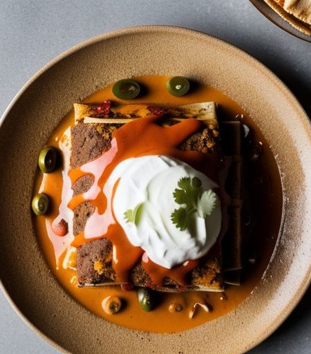 Freezer Mix Enchilada Casserole recipe image