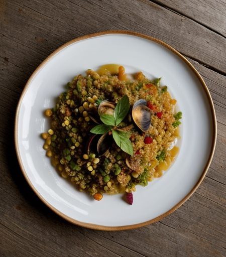 Fregula With Clams and Chilis recipe image
