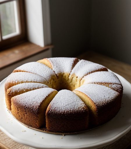 French Apple Cake With Apricot Glaze recipe image