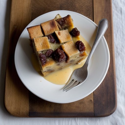 French Bread Pudding With Clear Rum Sauce - Commander's P recipe image