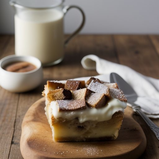 French Bread Pudding With Clear Rum Sauce recipe image